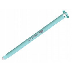 Długopisy usuwalne niebieski HAPPY COLOUR Uszaki Pastel 