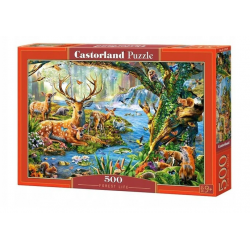 Puzzle 500 elementów  Forest Life CASTORLAND