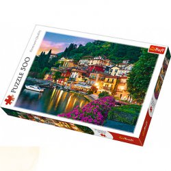 Puzzle 500 elementów. Jezioro Como, Włochy. Trefl