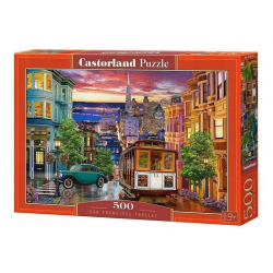 Puzzle 500 elementów  San Francisco Trolley. Castorland