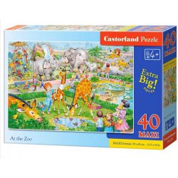 Puzzle Maxi 40 At the Zoo. Castorland