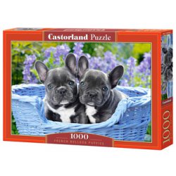 Puzzle 1000 French Bulldog Puppies. Castorland