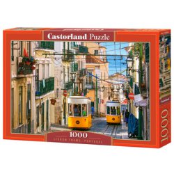 Puzzle 1000 Lisbon Trams Portugal. Castorland