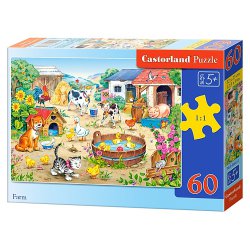 Puzzle 60 elementów Farm Castorland