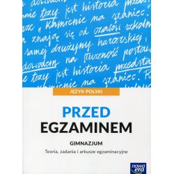 Przed Egzaminem Język Polski Gimnazjum Teoria Zadania I Arkusze Egzaminacyjne NOWA ERA PROMOCJA!
