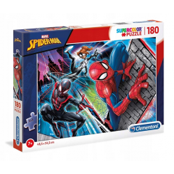 Puzzle 180 elementów Spider-man, supercolor. Clementoni